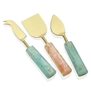 Duo Cheese Serving Set, 3 Pieces – Elegant and Durable Cheese Knives - Exporgin - Global Shopping Site