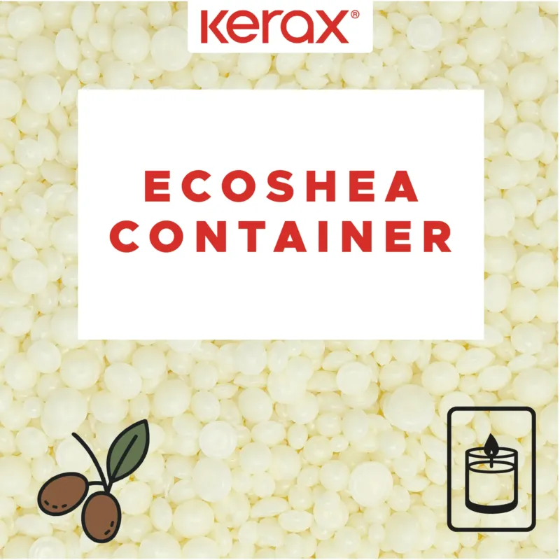 kerax ecoshea container sheawachs für behälterkerzen