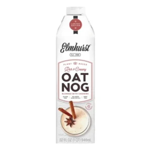 Cremiger veganer EggNog aus Hafer & Cashews mit winterlichen Gewürzen