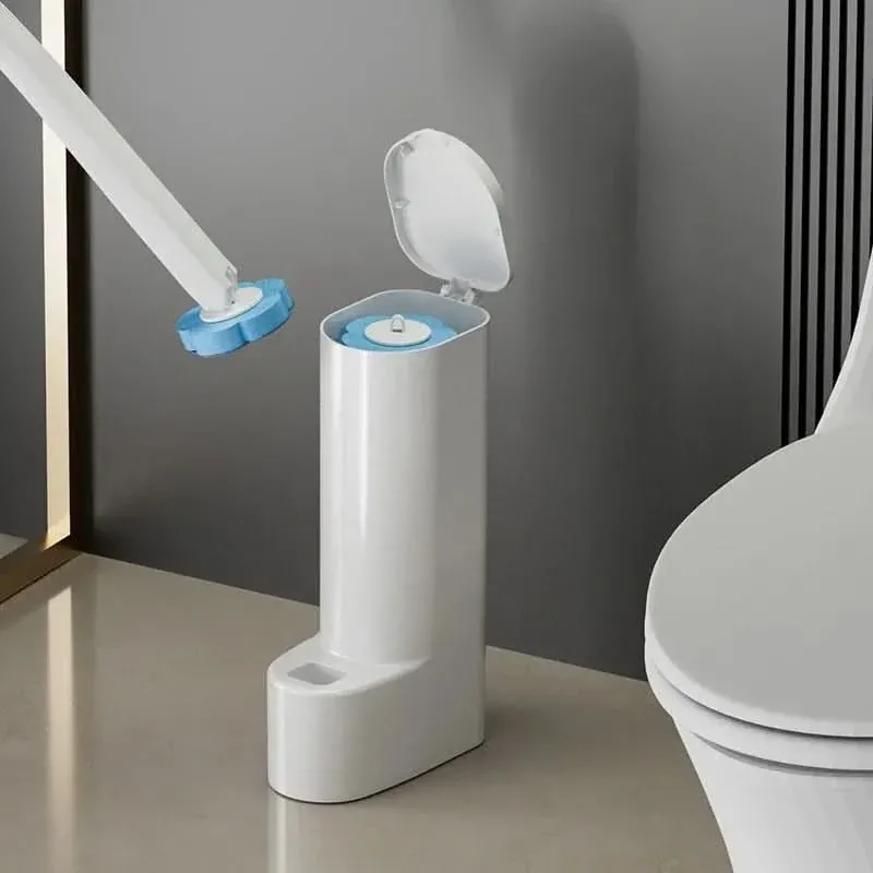 CLEANOVA – Disposable Toilet Brush Set with Replaceable Heads