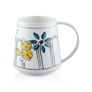 Fiore Porcelain Mug KPA0254 340 cc - Exporgin - Global Shopping Site