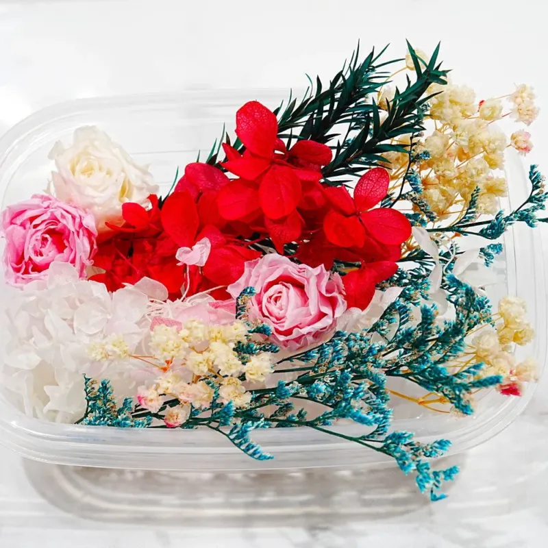 Fleurs séchées - Bouquet douceur décoration pour bougie fondant savon création artisanale Terre de Bougies