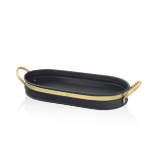 Galvin Tray Black 65x33 cm - Exporgin - Global Shopping Site