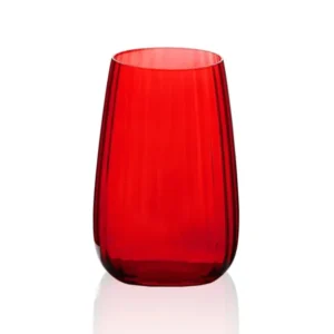 Glass Water Glass Red 600 ml BRD0122 - Exporgin | Türkiye Comes to You