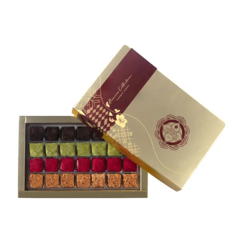 Gold Lux Box Mixed Baklava Turkish Delight - 450g (15,87 oz) - Exporgin - Global Shopping Site