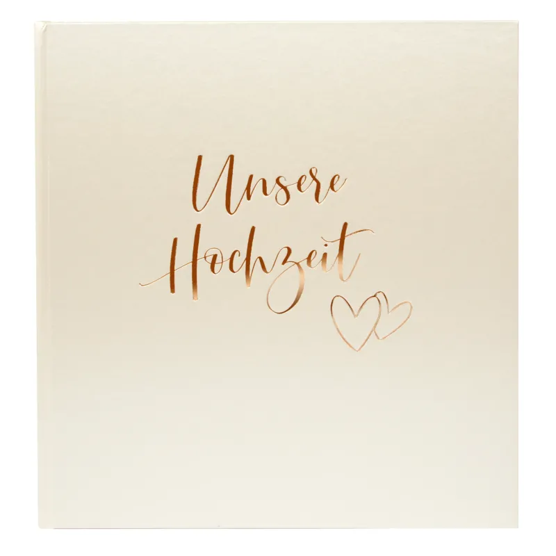 Fotoalbum Unsere Hochzeit, 30x31 cm, 60 Seiten