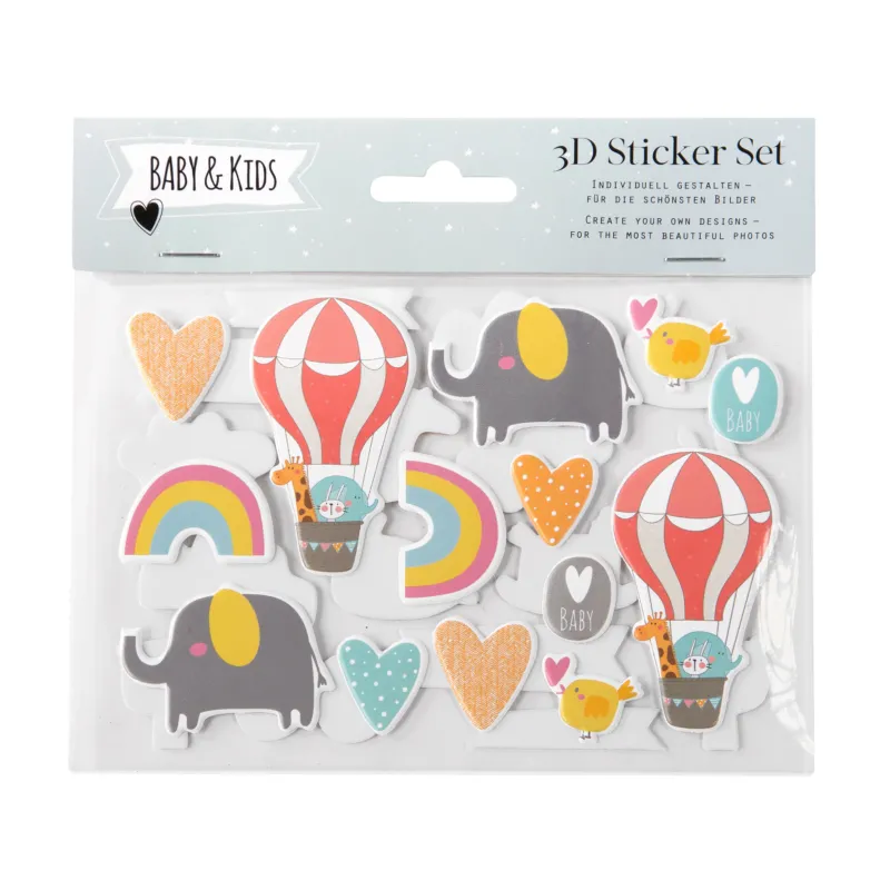 3D Sticker Kleines Wunder, 25 Stück