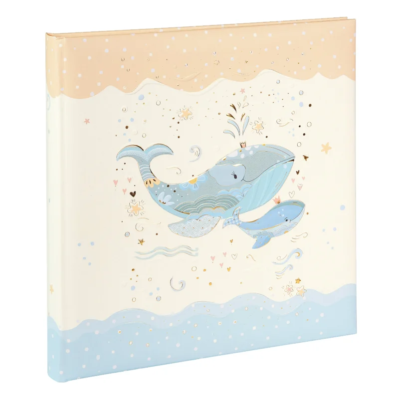 Babyalbum Blue Whale, 30x31 cm, 58+4 Seiten