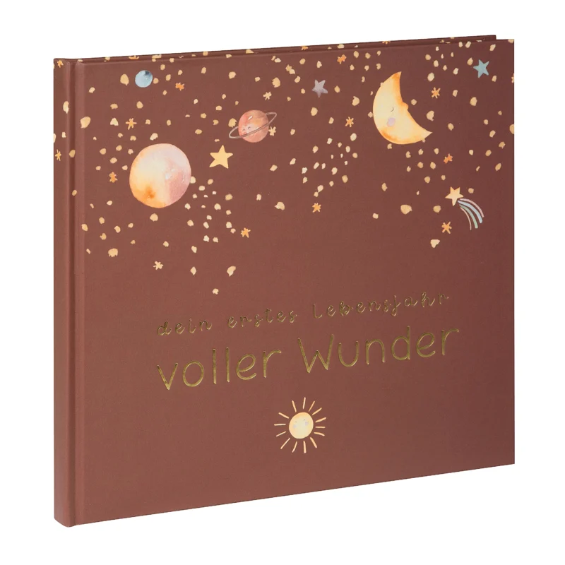 Babytagebuch voller Wunder Weltraum, 24,5x22,5 cm, 100 Seiten