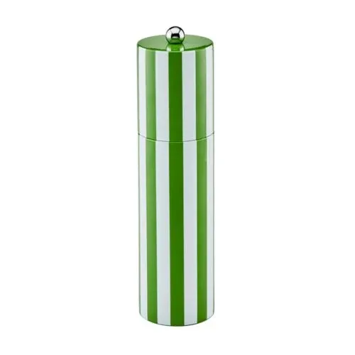 Green Striped Column Salt or Pepper Mill - Addison Ross Ltd UK