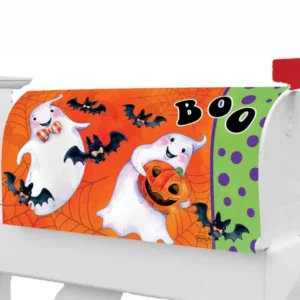 Halloween Ghosts Mailbox Cover - Design für Ihren Briefkasten bestellen ☆ Wetterfest, mit Magnet ☆ Großes Sortiment ☆ Auch Halloween, Weihnachten, Ostern, Sommer!