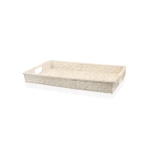 Hasır Tepsi Dikdörtgen 45x31x6 cm - Exporgin | Türkiye Comes to You