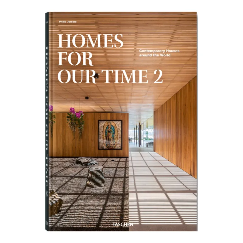 Cover des Architektur Buches Homes for Our Time Band 2 von Philip Jodidio mit modernen Häusern weltweit