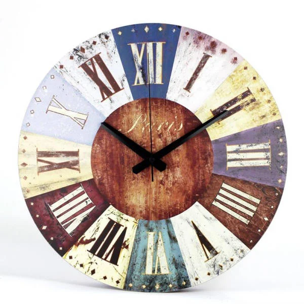 Vintage Wanduhr mit römischen Ziffern