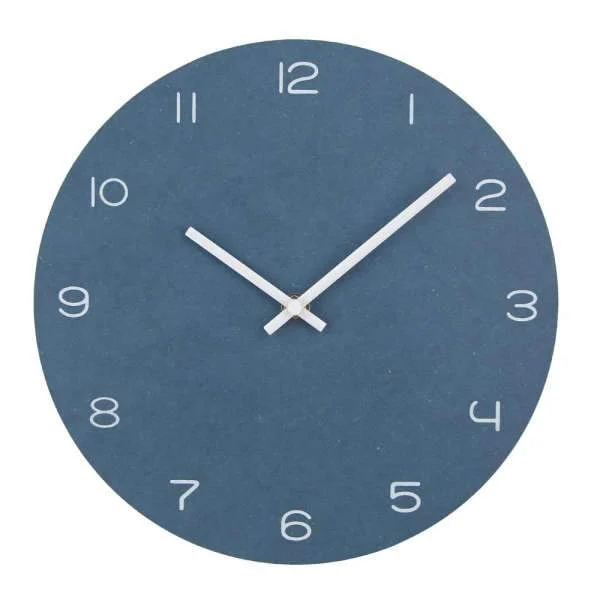 Moderne Design Wanduhr rund leise