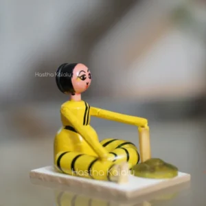 Handmade 3 Inch Tall Home Maker Lady
