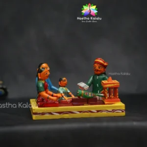 Handmade Wooden Chilaka Josyam Theme| Parrot Fortune Telling | Golu Dolls | Kondapalli Toys