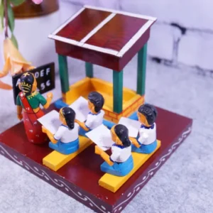 Nostalgic Village School Showpiece