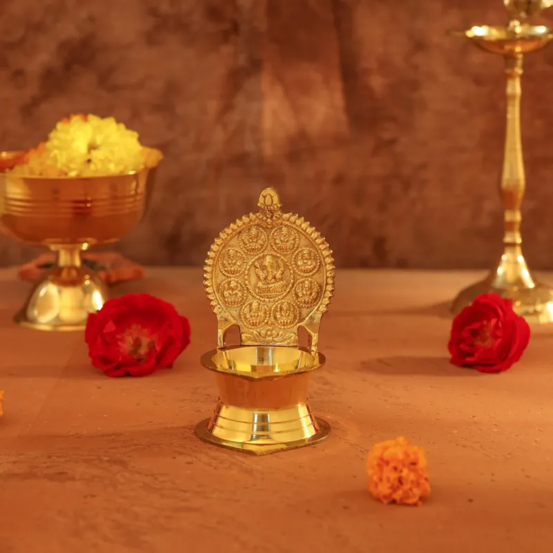 Ashtalakshmi Ganesha Diya | Diwali Deepak