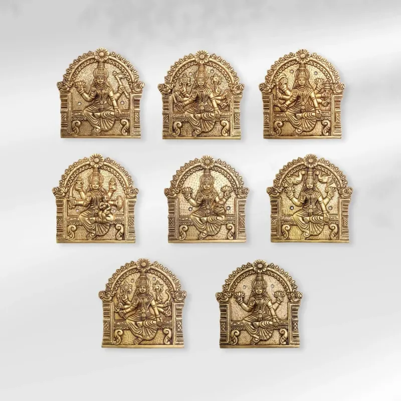 Ashtalakshmi Plates Set 8 Pcs (6 INCH)