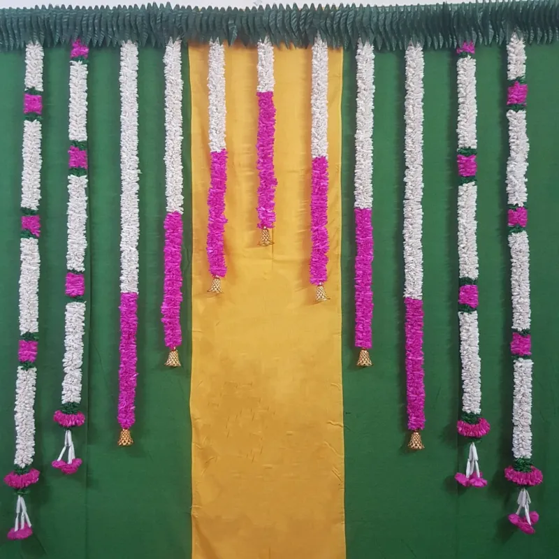 Bright Lily Flower Sola wood Event Decor Backdrop Kit