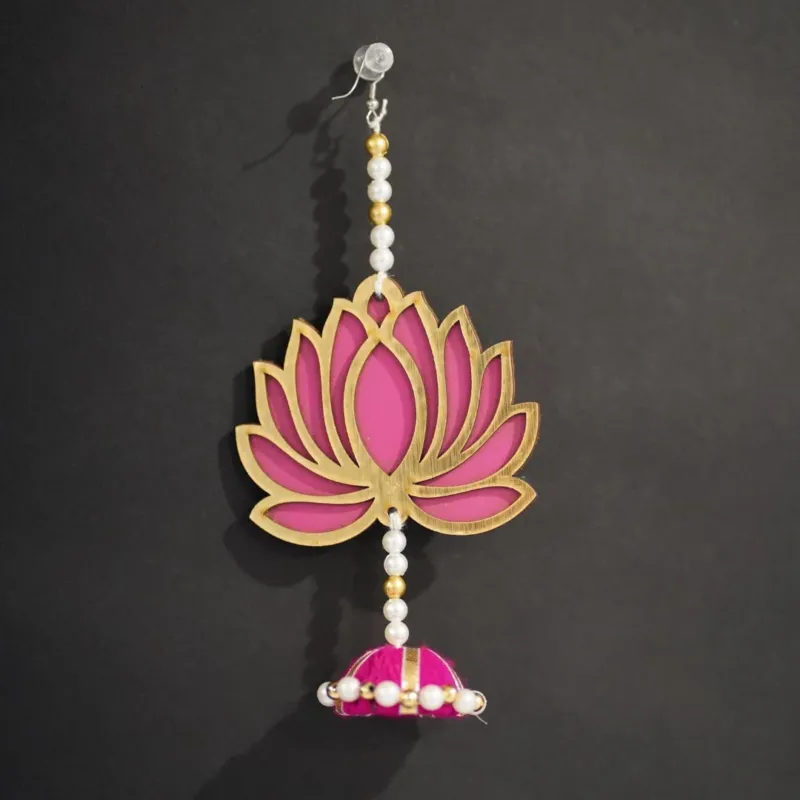 MDF Lotus Cut out Wall-Hangings