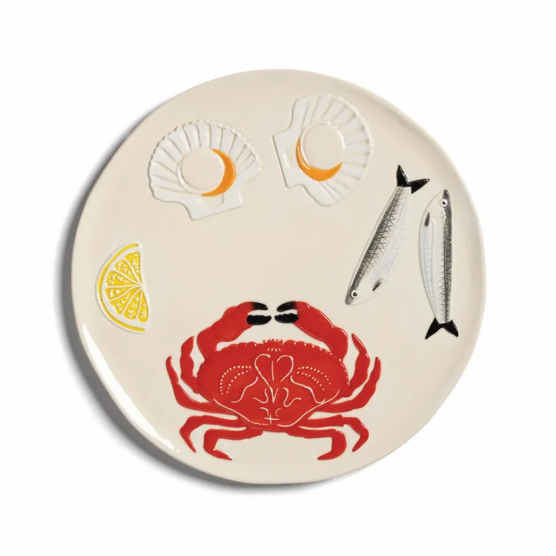Servierteller DE LA MER CRAB der Marke &k Amsterdam