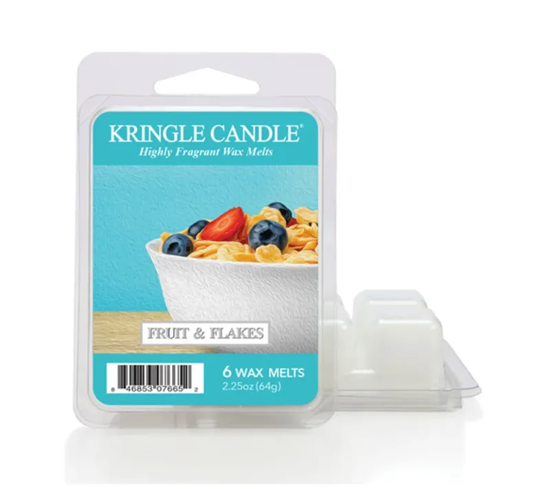 Fruit & Flakes Wax Melts von Kringle Candle online bestellen – Banane, Beeren & Zimtgebäck, 6er Pack