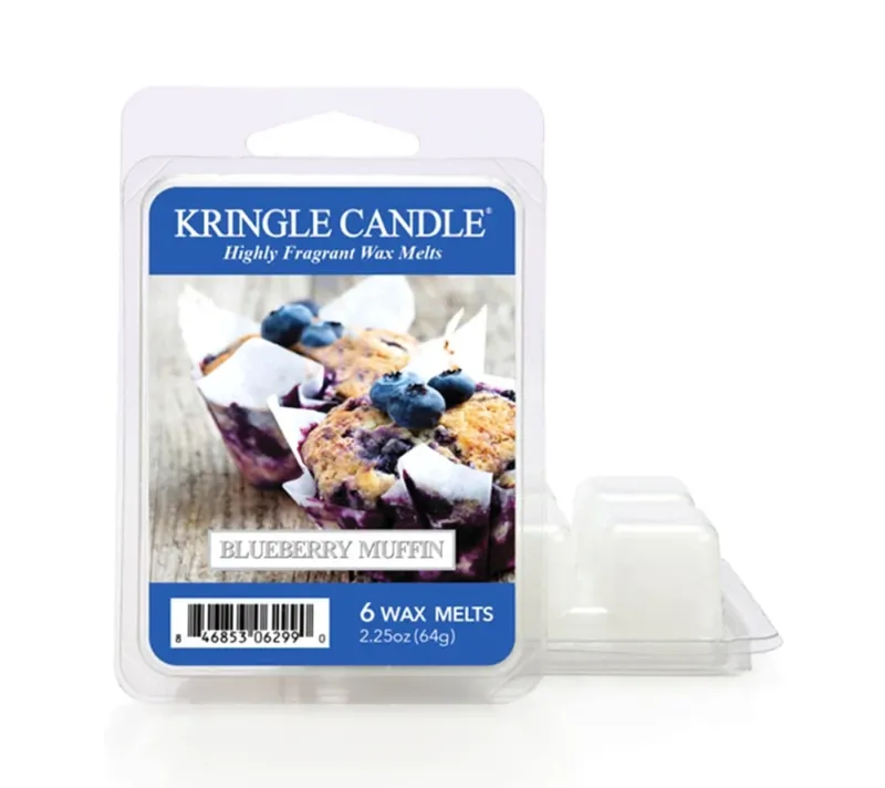 Blueberry Muffin Wax Melts online bestellen – süß-warmes Aroma mit Blaubeeren & Vanille, 6er Pack