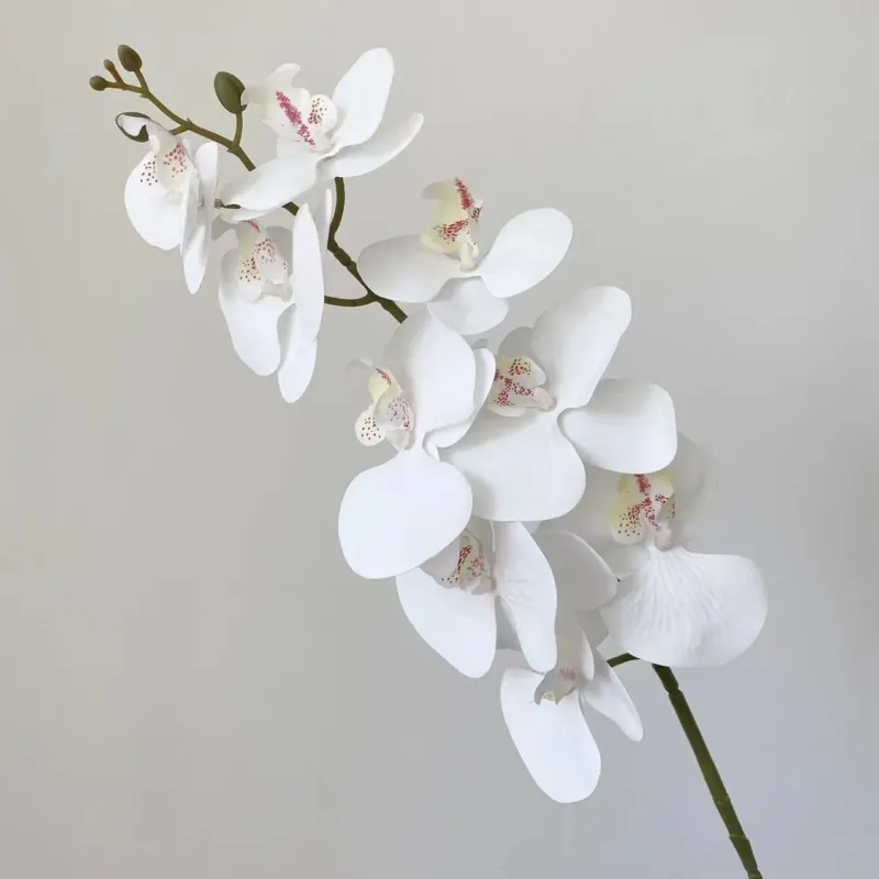 100cm künstliche Phalaenopsis Orchideen – Realistische Kunstorchidee für Blumenarrangements, Home Decor, Bürodekoration, Hochzeitszentren, DIY-Projekte