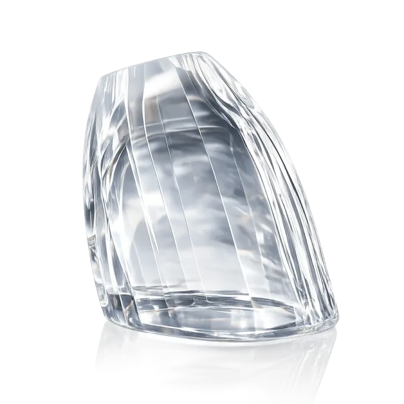 Lampenglas G4 Tulpenform klar mit Kristallschliff Ø40 mm Ersatzglas für G4 Leuchten