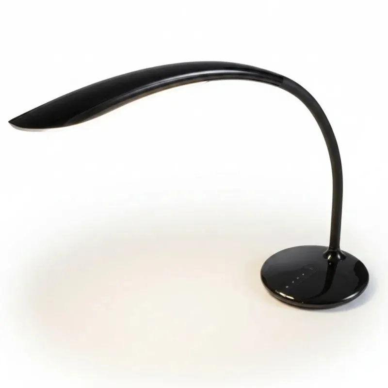 Schwarze LED Schreibtischleuchte Calla dimmbar Tischlampe