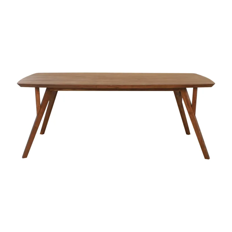 Design Esstisch aus massivem Holz für mehrere Personen
