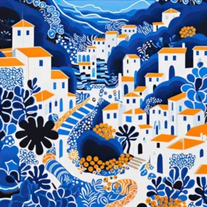 Capri, Italy, Illustration In The Style Of Pop Art 2