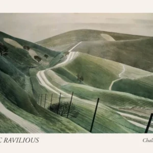 Chalk Paths By Eric Ravilious Poster