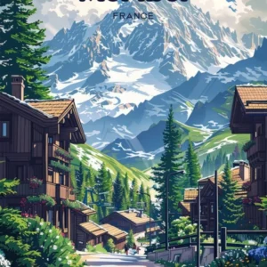 Meribel France Les Allues Travel Art