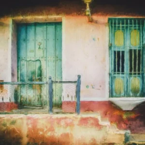 Colourful House Facade Trinidad Cuba