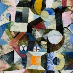 Composition With The Yellow Half Moon And The Y, Paul Klee