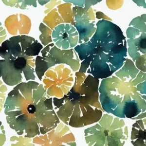 Porites Vintage Graphic Watercolour