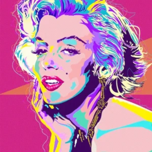 MM PINK | POP ART WORLD 2023 Digital vector illustration| www.popart.world