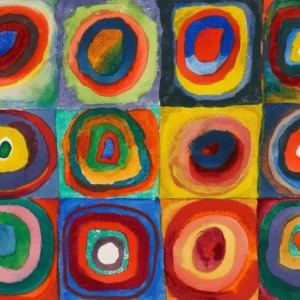 Color Study, Squares With Concentric Circles, Wassily Kandinsky