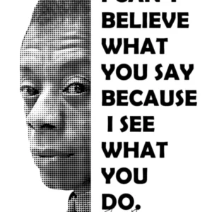 James Baldwin African-American writer and civil rights activist with Quotes 2