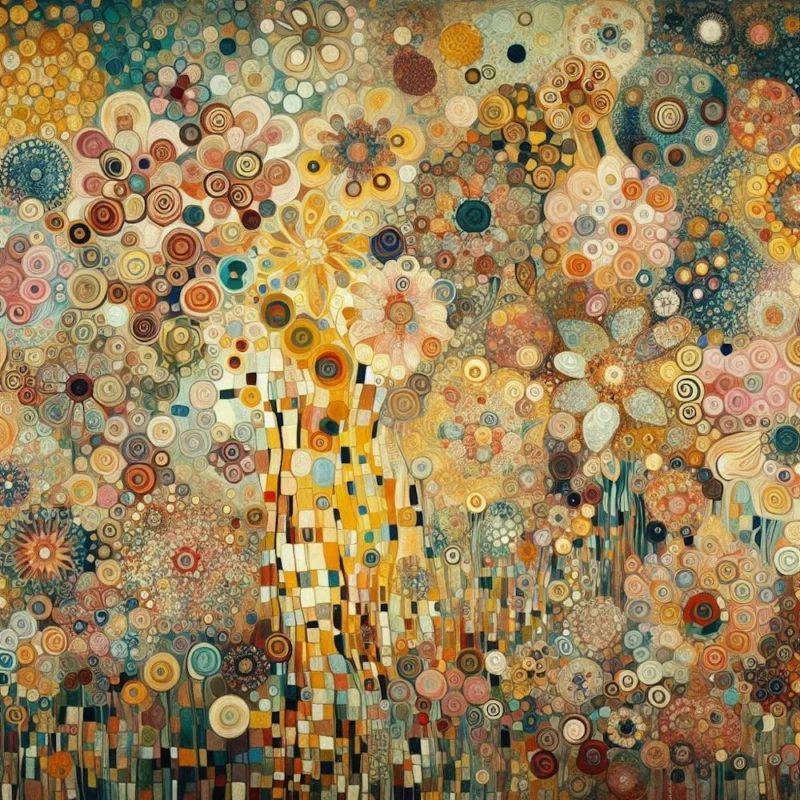 gustav klimit Dreaming Woman portrait 2