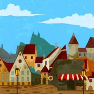 Estonia — Retro travel minimalist poster