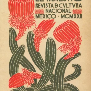 El Maestro, Cactus, Vintage Mexico Poster