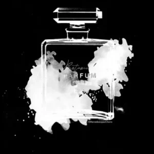 Botanical Parfum Black And White