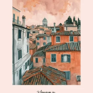 Mornings In Rome Rooftops Morning Skyline 4