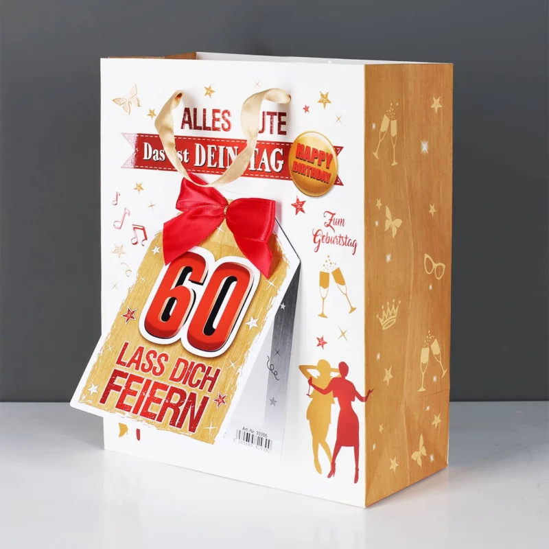 Geschenktasche inkl. Karte - 60