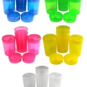 Medi-Inn Schnabelbecher 250 ml Praktisches Set: 5 Unterteile mit 10 Deckeln