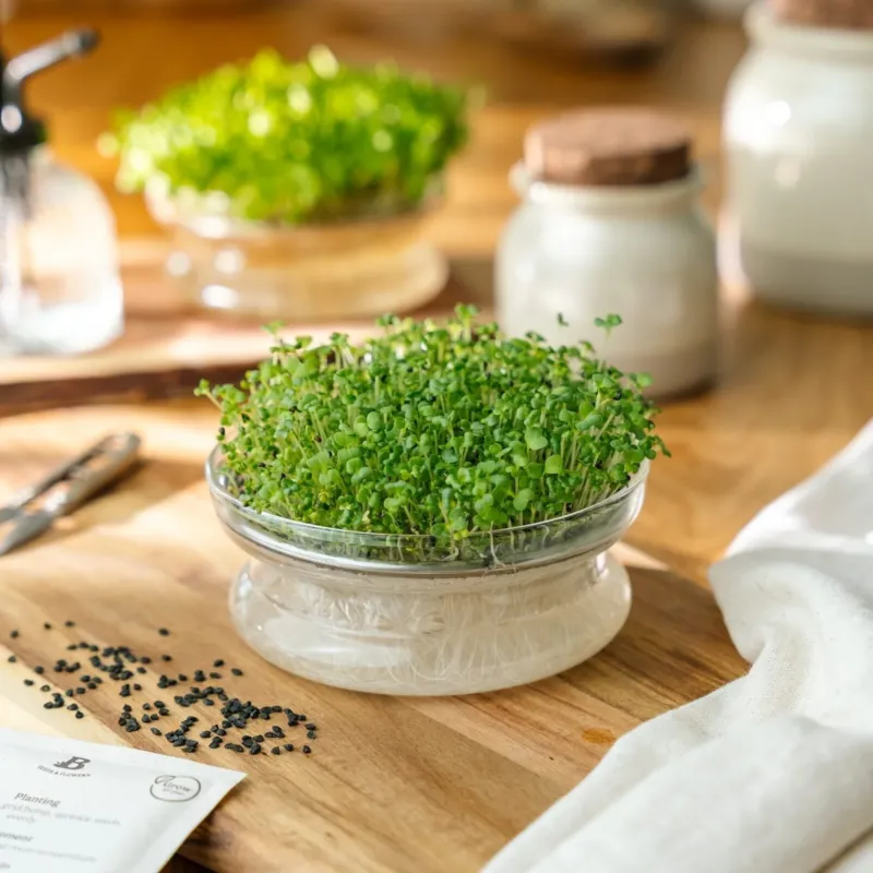 Microgreens Samen 'Grüne Mizuna' - 6800 Biosamen